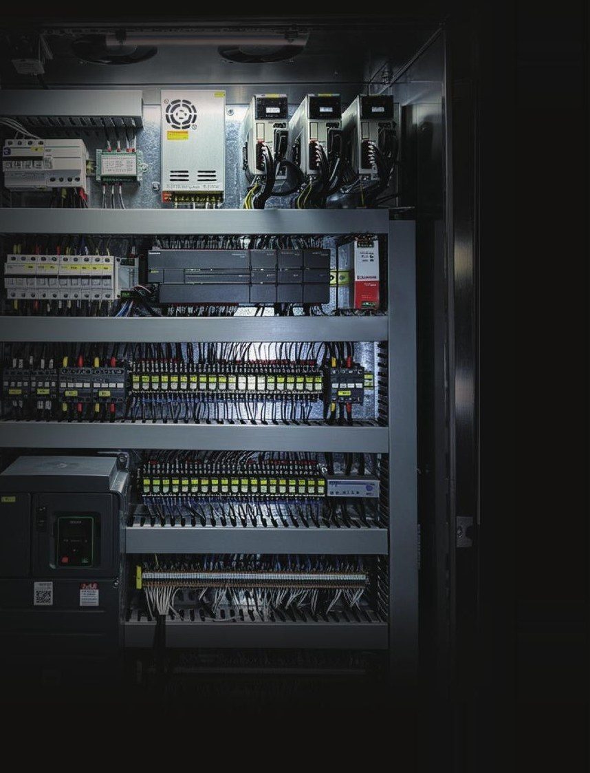 Electrical control cabinet wiring